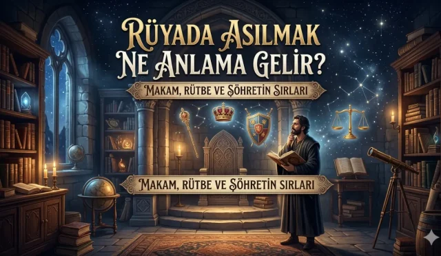 Rüyada asılmak görmek rütbe, otorite ve dünya şerefi ile müjdelenir. Ancak rüyanın detayları yükselişi mi yoksa manevi bir uyarıyı mı işaret ediyor? İşte tüm tabirler.