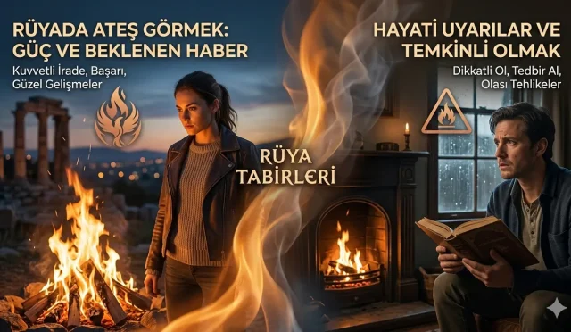Rüyada ateş görmek; büyük bir gücün müjdesi mi yoksa yaklaşan bir tehlikenin habercisi mi? Ateşin dumanından alevin rengine kadar, hayatınızdaki değişimleri, kazancı ve dikkat etmeniz gereken gizli uyarıları içeren en kapsamlı rüya analizi.