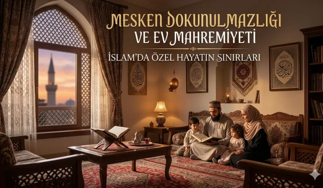 İslam’da ev mahremiyetinin önemi ve mesken dokunulmazlığı ilkesi. Nur Suresi 27. ayet ışığında izinsiz girişlerin ve röntgenciliğin ahlaki boyutu ile toplumsal güvenin temelleri